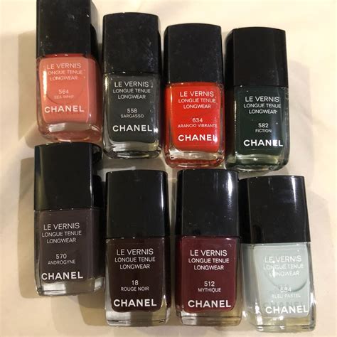 chanel boy black nail polish|discontinued chanel nail polish colors.